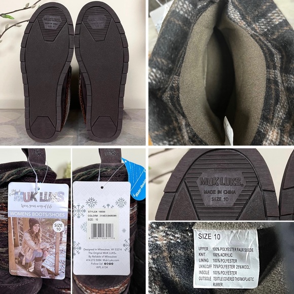 MUK LUKS® Nikki 3-in-1 Belted Sweater Wrap Water Resistant Faux Suede Boots - Picture 16 of 16